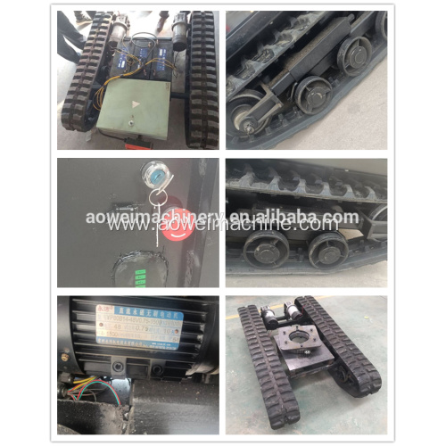 China Factory Track Undercarriage Rubber Chassis for Excavator Use